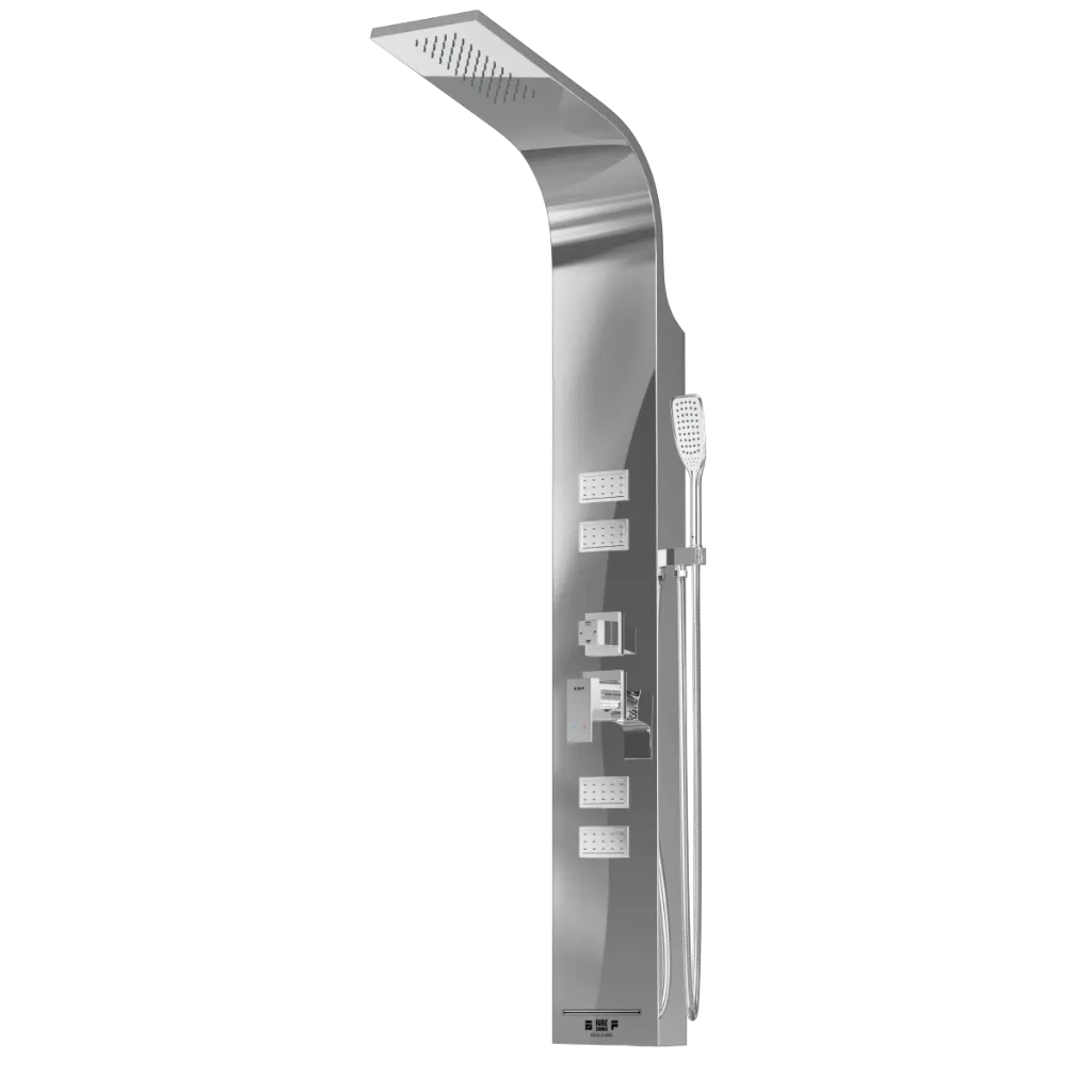 [FAR/00021] پنل دوش فریز شاور مدل R440W استیل مات