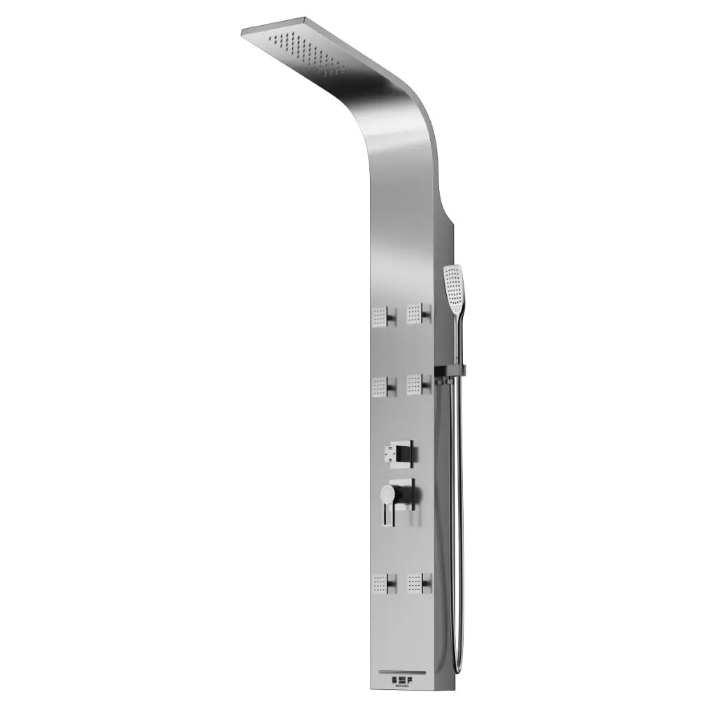 [FAR/00026] پنل دوش فریز شاور مدل R460W استیل مات