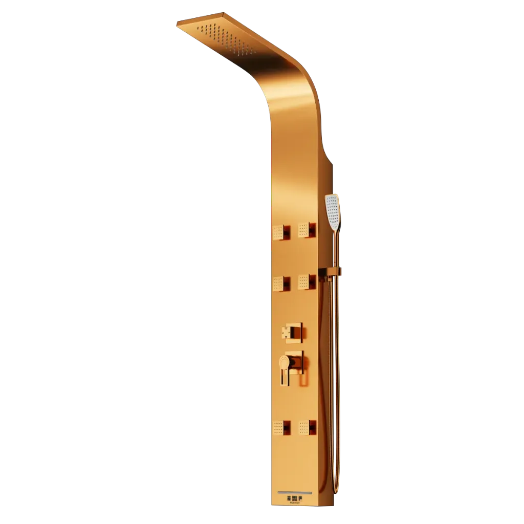 [FAR/00030] پنل دوش فریز شاور مدل R460W طلا مات