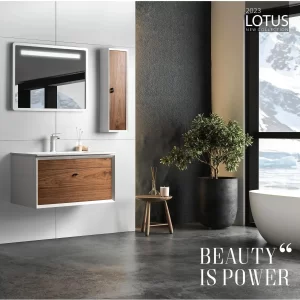 [LOT/00062] کابین روشویی لوتوس فورست forest سفید