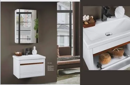 [LOT/00067] کابین روشویی لوتوس فول ست pv101 new رنگ سفید