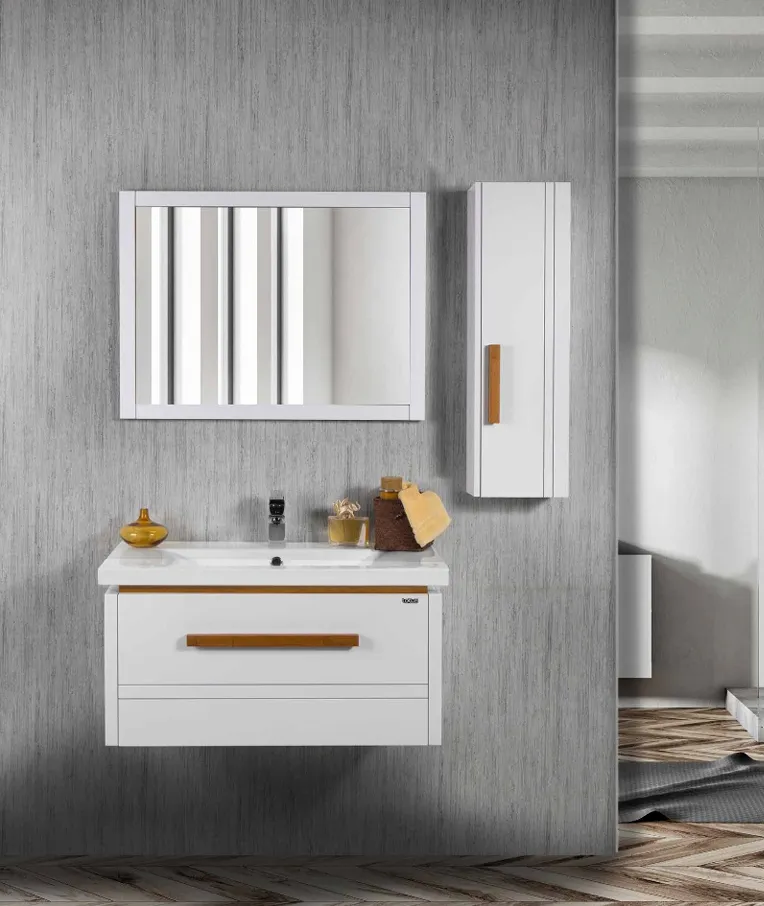 [LOT/00139] کابین روشویی لوتوس فول ست مدل لوکا lucca 801 رنگ مشکی