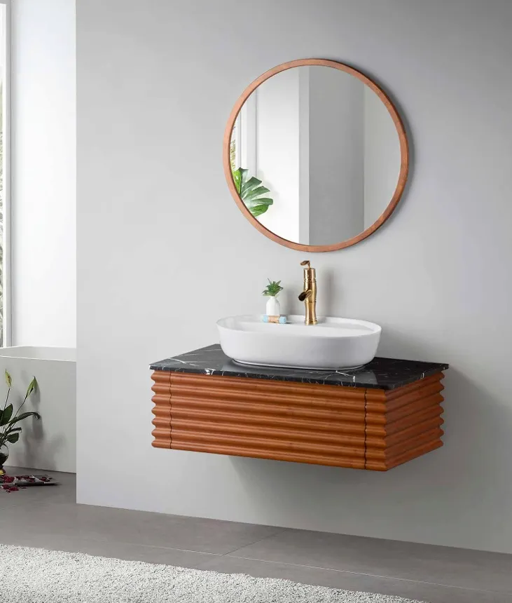 کابین روشویی لوتوس فول ست مدل casablanca کازابلانکا چوبی