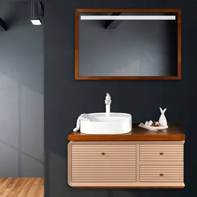 [LOT/00146] کابین روشویی لوتوس فول ست مدل کوردوبا رنگ آنترازیت