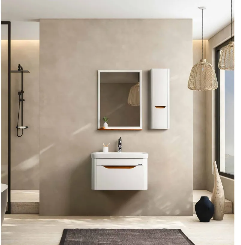 [LOT/00181] کابین روشویی لوتوس فول ست کوئین 600سفید queen -600