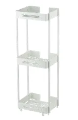 [SMA/00001] استند 1003 زمینی 3 طبقه استیل رنگ سفید Defns Banyo تُرک