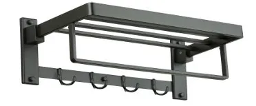 [SMA/00016] جا حوله تاشو اسمارت 6600/50cm مشکی