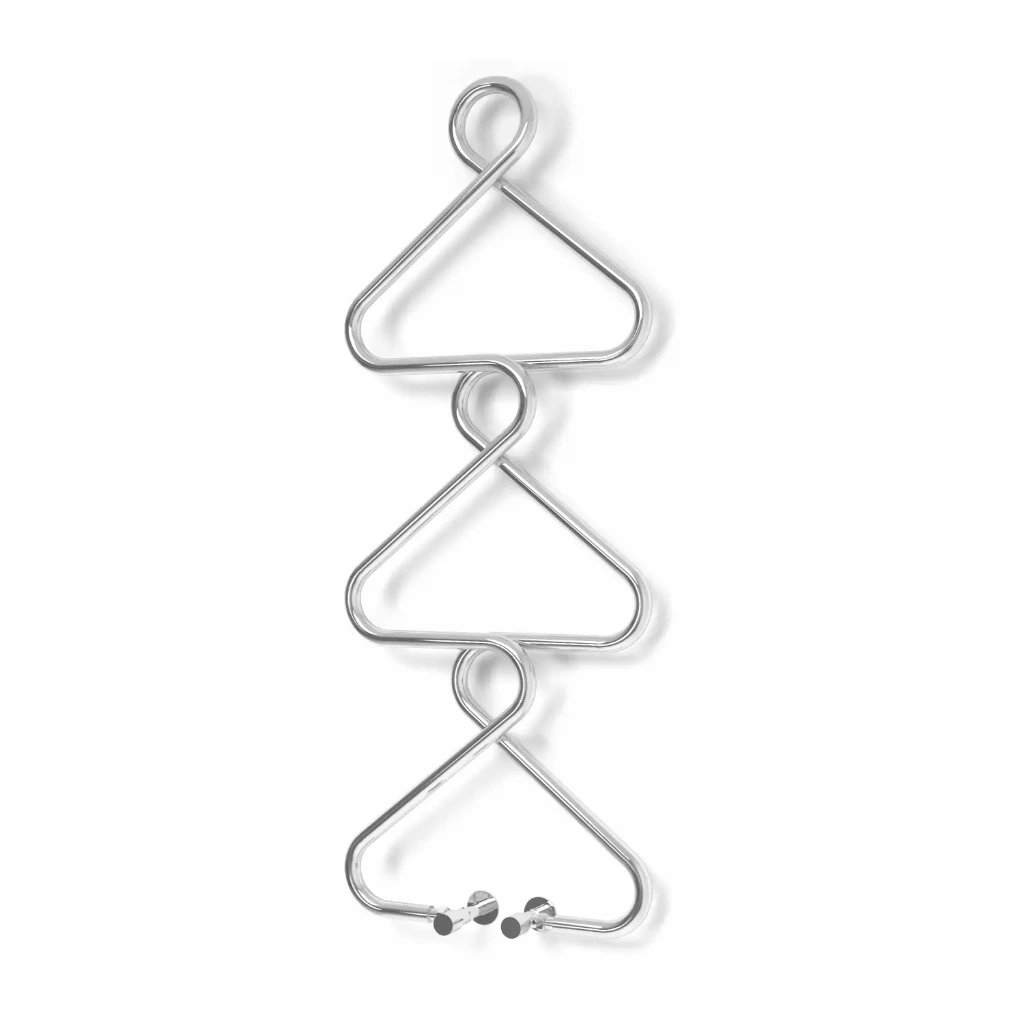 [RAD/00028] حوله خشک کن رادیاکو مدل hanger 52- 46*120 کروم براق ax15