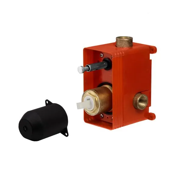 [KWC/00239] شیر توکار KWC مکانیزم مرکزی (آوا-زو) حمام تیپ 3-4 رنگ یونیورسال